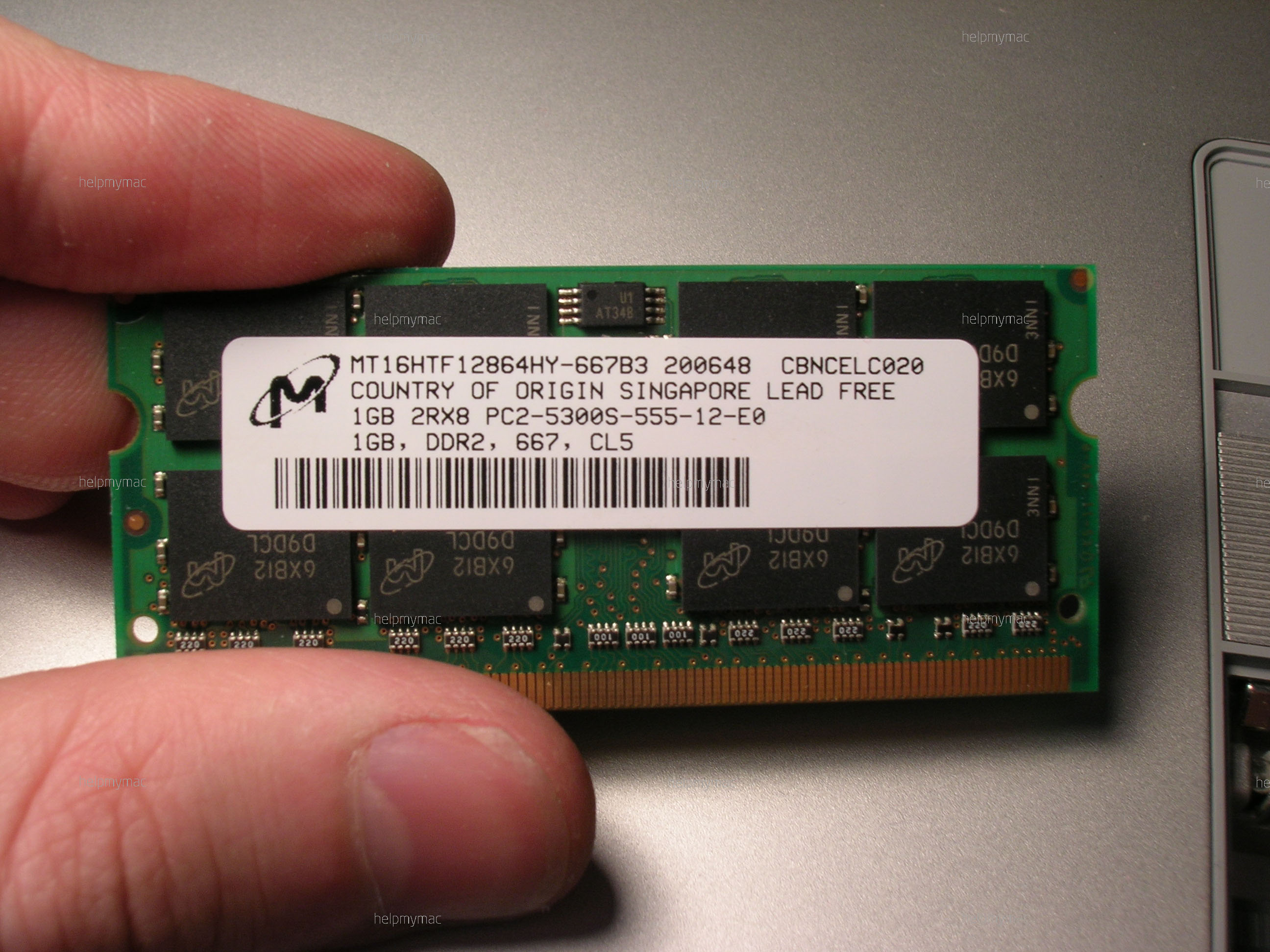 Оперативная память (RAM) на MacBook